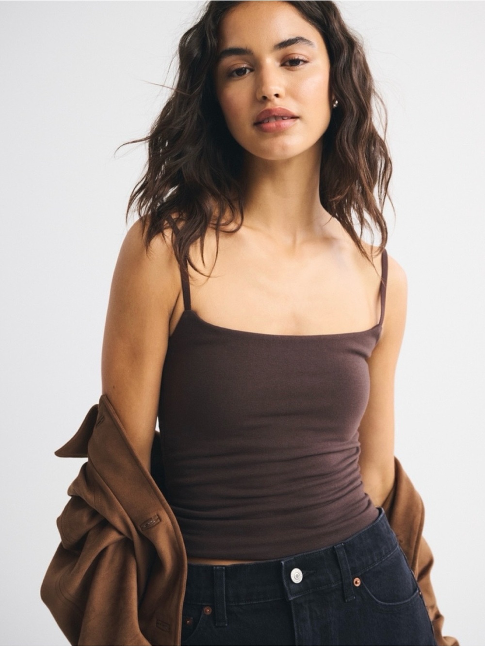 Abercrombie and Fitch Bra-Free Seamless Fabric 90s Cami